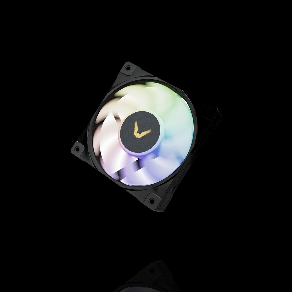 VALKYRIE B12 ARGB 120mm FAN REVERSED, Black