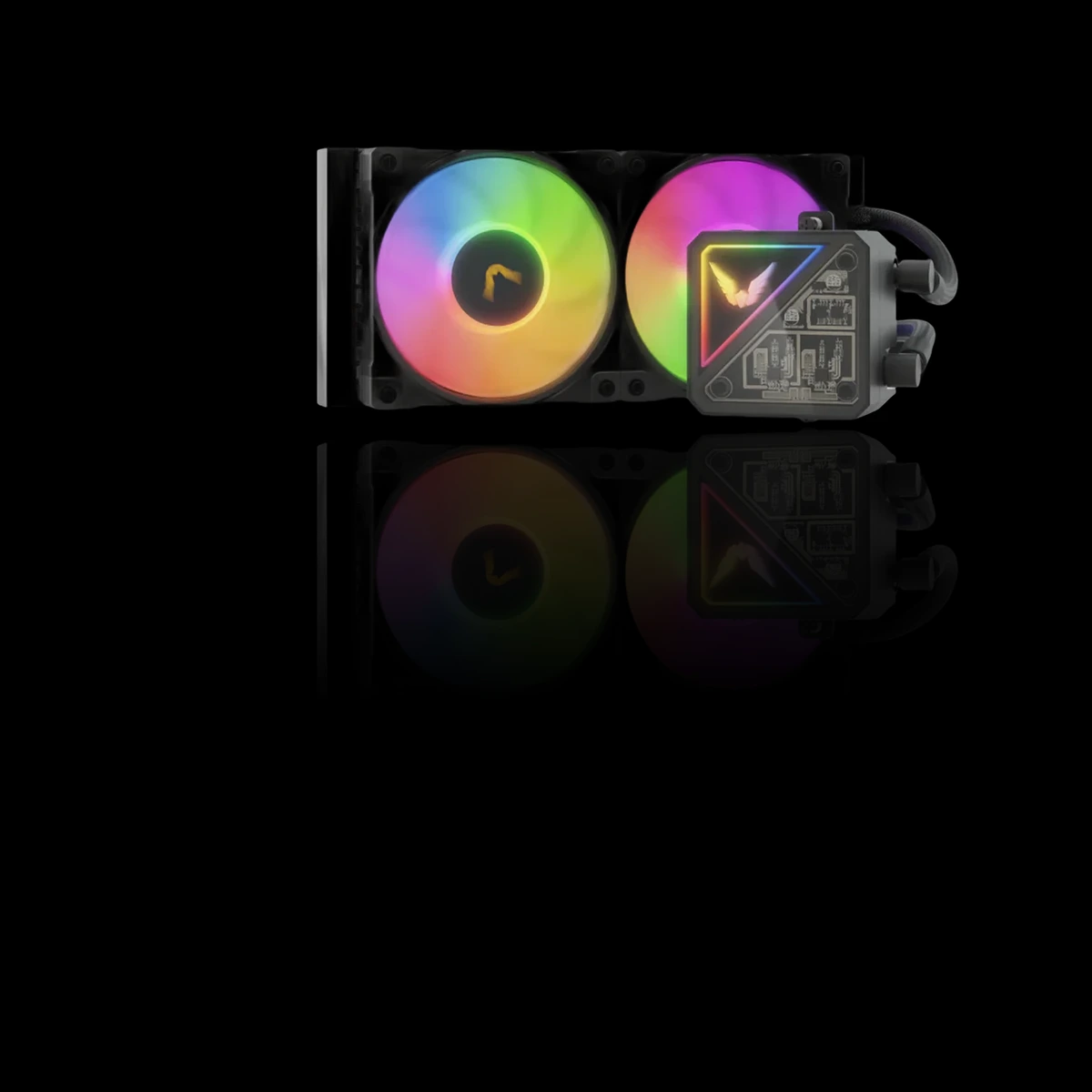 VALKYRIE V240 LITE AIO CPU LIQUID COOLER, Black