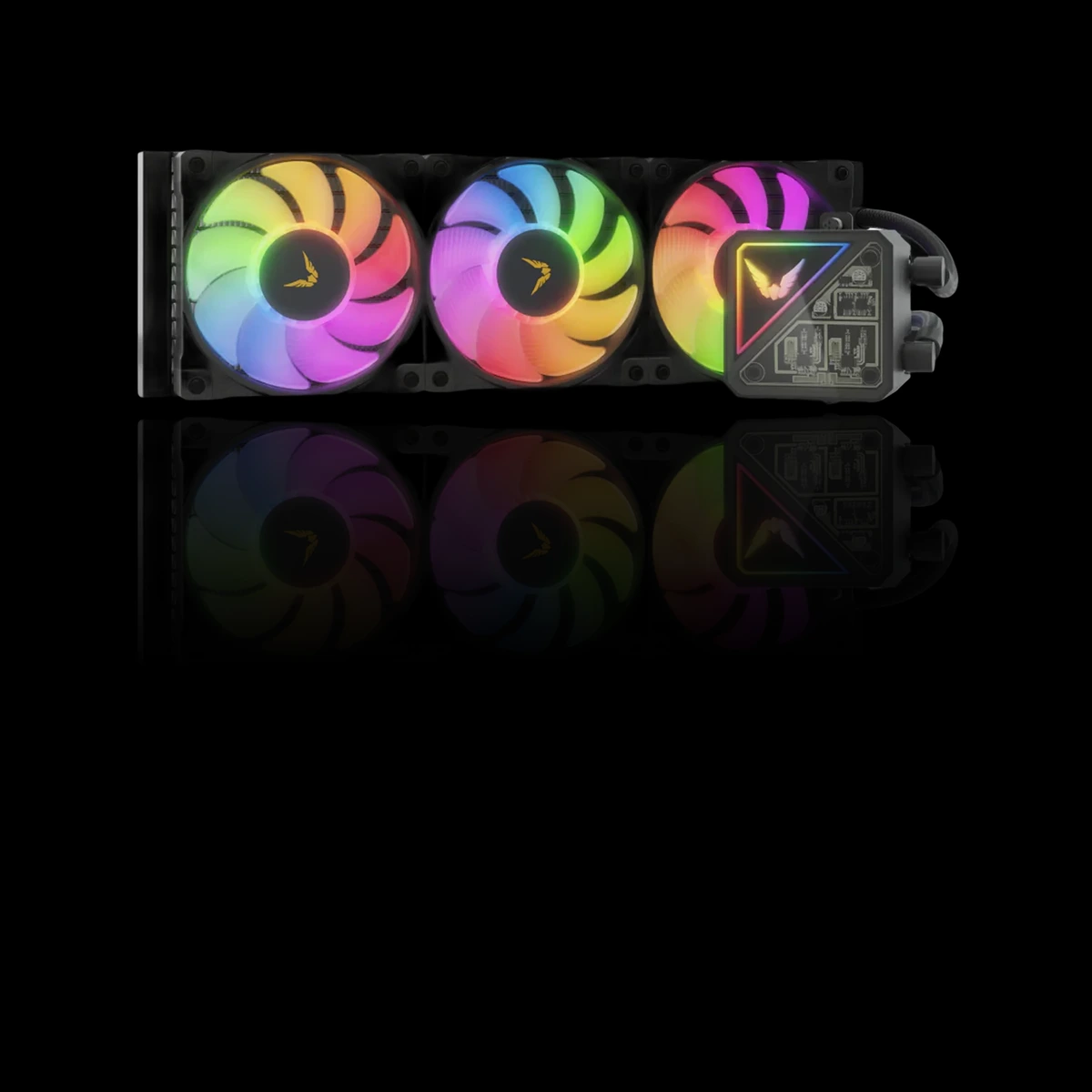 VALKYRIE V360 LITE AIO CPU LIQUID COOLER, Black