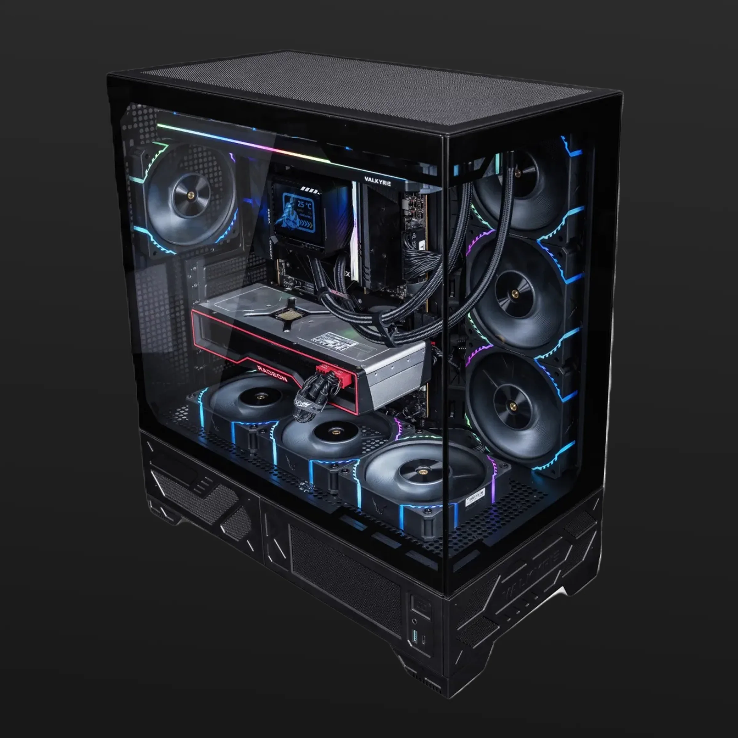 VALKYRIE VK-03 LITE MID TOWER ATX PC Case, Black
