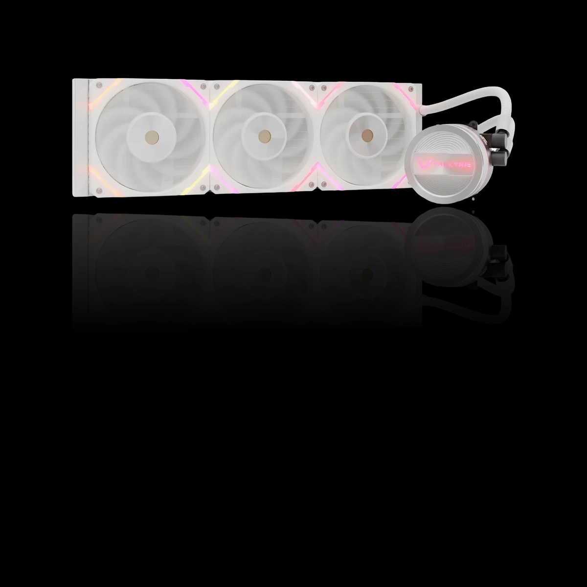 VALKYRIE DRAGONFANG 360 RGB AIO LIQUID COOLER, White