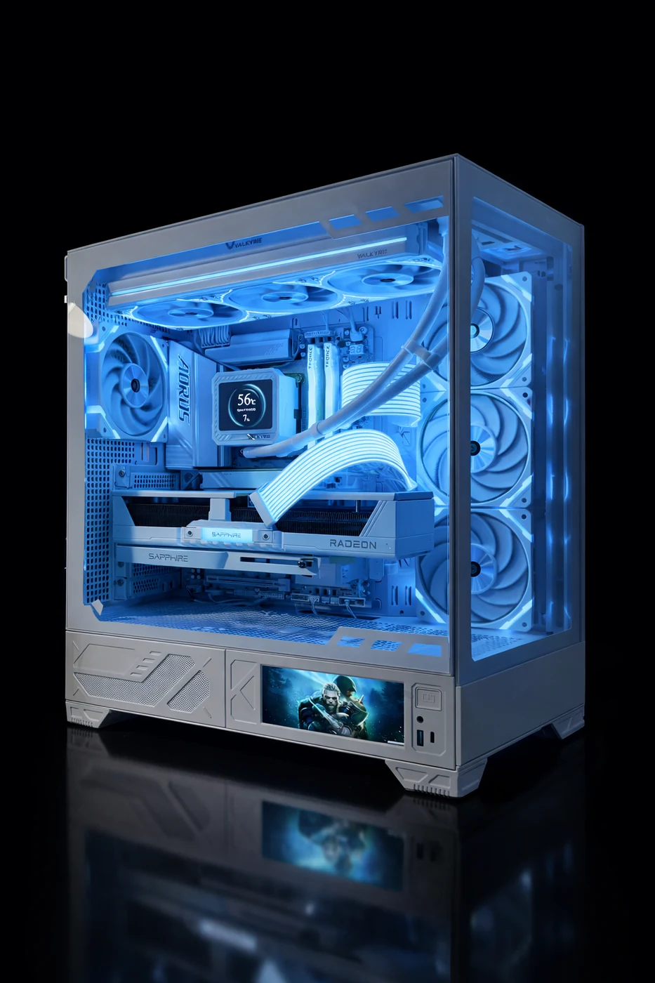 Vit Premium Gaming-PC – Ryzen 7 9800X3D / RX 9070 XT